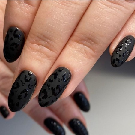 Black Leopard Print