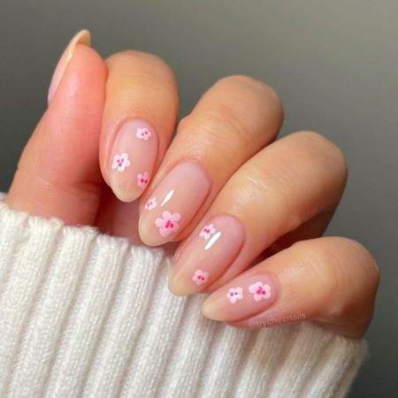 Cherry Blossom Nails