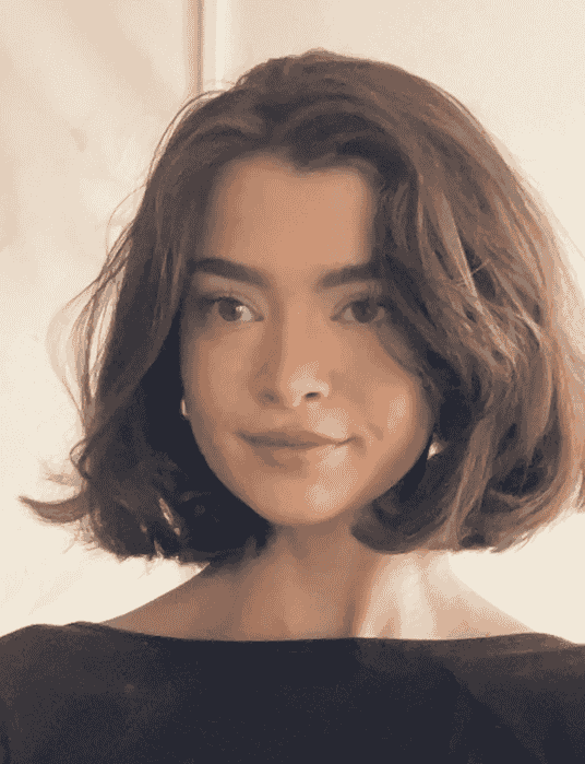 Curly Short Bob Cut