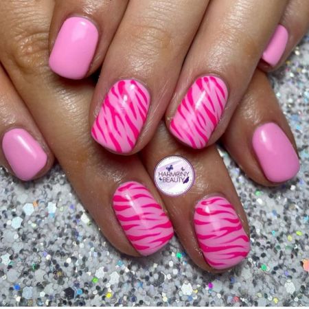 Pink Zebra Stripes