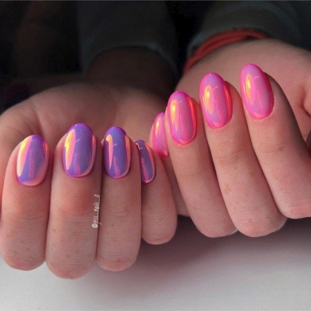 15+ Stunning Purple Nail Designs You’ll Want to Try Right Now 8 Purple Neon Nails