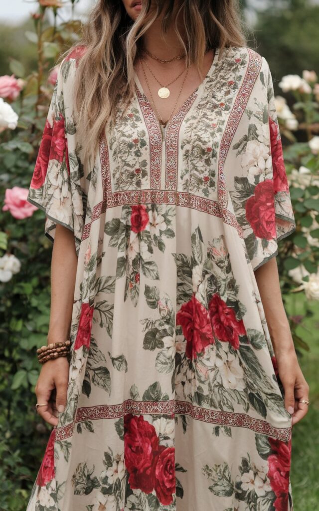 15 First Coffee Date Outfits That Guarantee a Second Date 14 Bohemian Maxi Dress1