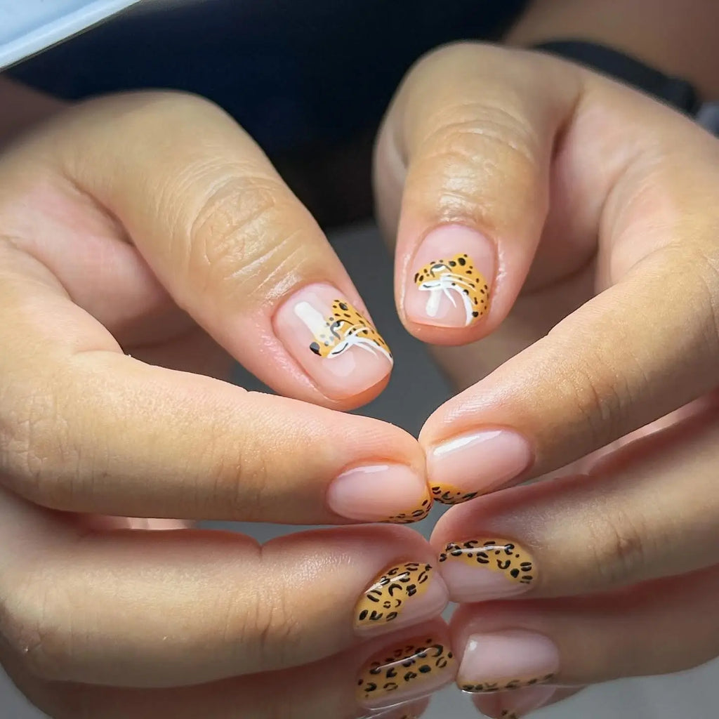 Cheetah Nail Design 7