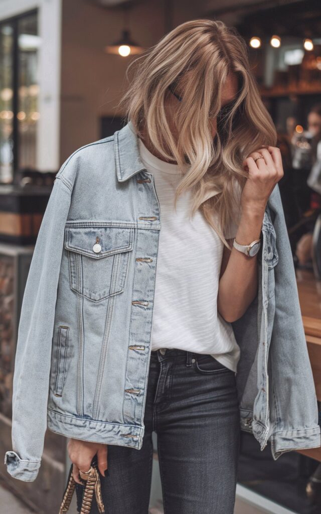 15 First Coffee Date Outfits That Guarantee a Second Date 18 Denim on Denim