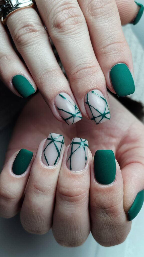 Forest Green Negative Space