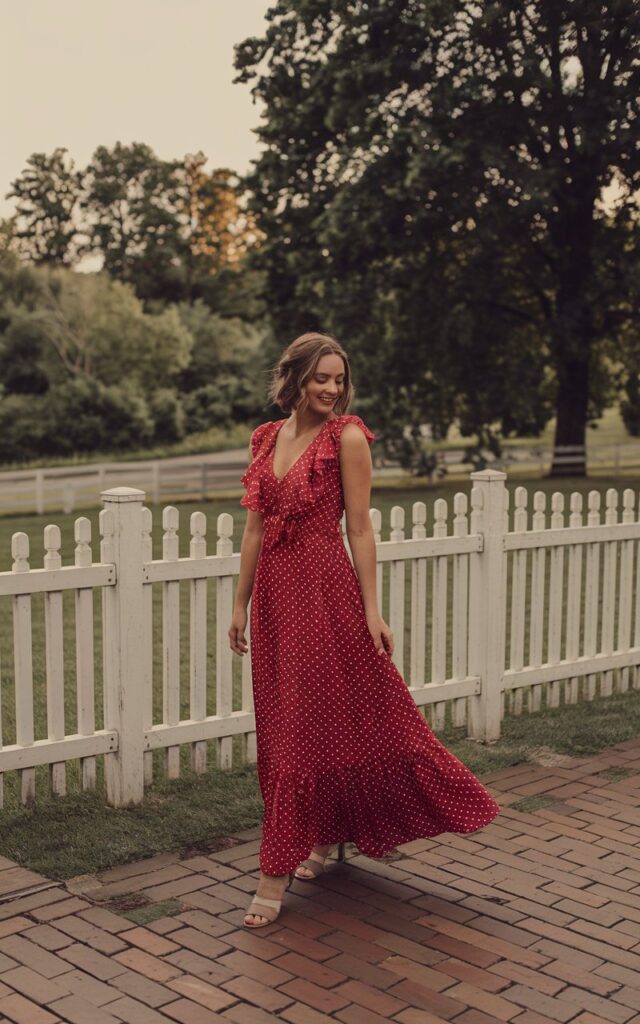 Ruffle Maxi Dress