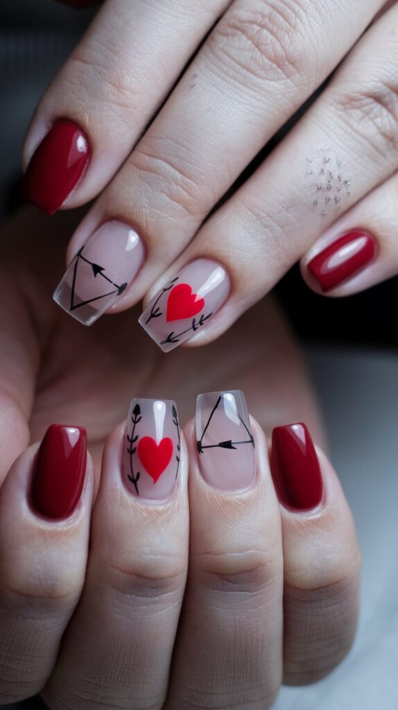 Valentines Negative Space Design