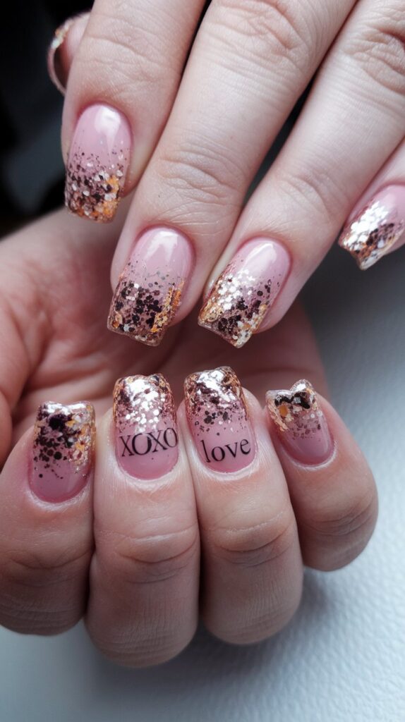 a photo of a glitter ombre nail art design with th Kj4Y7VhGRjWjFkK 3QjdEg SNHwb9OYTcWQ5Eer2Xf CA