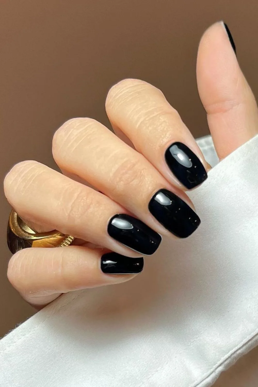 Classic Black Nails